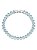 Pulseira riviera ovais cristal azul - Imagem 1