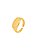 Anel de dedinho Regulavel Design Oval Liso - Imagem 1