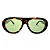 Óculos de Sol Aviador Basel Tortoise com Lente Verde - Imagem 1