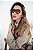 Óculos de Sol Feminino Redondo Mykonos Tortoise Dark - Imagem 3