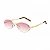Óculos de Sol Oval Napoli Tortoise com Lente Rosa - Imagem 2