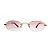 Óculos de Sol Oval Napoli Tortoise com Lente Rosa - Imagem 1