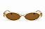 OCULOS OVAL BEGE - Imagem 1