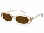 OCULOS OVAL BEGE - Imagem 2