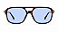 OCULOS AVIADOR LENTE AZUL - Imagem 1