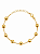 PULSEIRA ESFERAS LISAS GOLD - Imagem 1