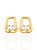 BRINCO QUADRADO TORCIDO GOLD - Imagem 1