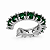 PIERCING CRAVEJADO ESMERALDA - Imagem 2
