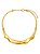 CHOKER ARO ONDULADO GOLD - Imagem 1
