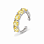 Piercing Design Cristais - Citrino - Imagem 1