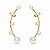 EAR CUFF PEROLAS GOLD - Imagem 1