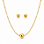 Conjunto bolinha gold - Imagem 1