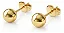 BRINCO BOLINHA 4MM GOLD - Imagem 1