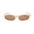 Óculos de Sol Milano Branco com Lentes Marrom - Imagem 1