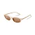 Óculos de Sol Milano Branco com Lentes Marrom - Imagem 2