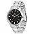Relógio Masculino Belmont Date Pulseira Prata com Caixa Preta de 40mm - Imagem 2