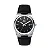 Relógio Masculino Hudson Date Caixa Prata com Pulseira Preta - Imagem 1