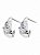 Brinco Argola Detalhada Design Gota rb - Imagem 1