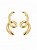 BRINCO FIO TORCIDO GOLD - Imagem 1