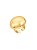 Anel botton Liso gold - Imagem 1