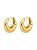 Brinco Argola Oval gold - Imagem 1