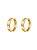 Brinco Argolinha Grandes Marcas gold - Imagem 1