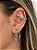 KIT ARGOLA COM PIERCING- AZUL - Imagem 2