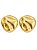 BRINCO CIRCULO MARTELADO GOLD - Imagem 1