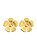BRINCO FLOR TEXTURIZADA GOLD - Imagem 1