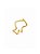 ANEL ONDULADO GOLD - Imagem 1