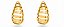 BRINCO GOTA VAZADA GOLD P-M-G - Imagem 2