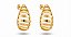 BRINCO GOTA VAZADA GOLD P-M-G - Imagem 1