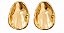BRINCO ORGANICO MARTELADO GOLD - Imagem 1