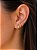 TRIO DE ARGOLA COM ZIRCONIA GOLD - Imagem 2