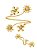 CONJUNTO BRACELETE E ANEL FLOR - Imagem 1