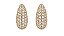 BRINCO GOTA CRAVEJADA GOLD - Imagem 1
