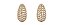 BRINCO GOTA CRAVEJADA GOLD - Imagem 2