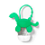 Suporte para Higienizador Bath and Body Works " PocketBac Holder " Dino Balloon Animal - Imagem 1