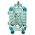 Suporte para Higienizador Bath and Body Works "PocketBac Holder" Vacay Luggage - Imagem 1