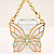 Suporte para Higienizador Bath and Body Works "PocketBac Holder" Stained Glass Butterfly - Imagem 1
