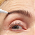 Kit Lápis de Sobrancelhas Glossier Brow Flick Brown + Gel de Sobrancelha R.E.M. Beauty Space Shape Brow Gel - Imagem 4