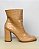 BOTA NUDE CROCO CANO CURTO BICO QUADRADO - ISIS - Imagem 1