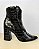 BOTA WESTERN CROCO PRETA CANO CURTO SALTO ALTO  -  MILEY - Imagem 2