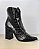 BOTA WESTERN CROCO PRETA CANO CURTO SALTO ALTO  -  MILEY - Imagem 1