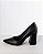 SCARPIN PRETO BICO FINO SALTO BLOCO - LIA - Imagem 2
