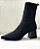 BOTA KNIT PRETA SALTO BLOCO BAIXO - LISS - Imagem 1