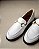 MOCASSIM OFF WHITE COURO SOLA PRETA CORRENTE - AMÁLIA - Imagem 4