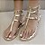 FLAT RASTEIRA SLIM DOURADA - AURA - Imagem 3