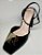 SCARPIN PRETO VERNIZ SALTO BLOCO ENFEITE DOURADO - GEORGIA - Imagem 3