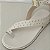 PAPETE SANDÁLIA OFF WHITE TIRA DEDO MINI REBITES - HELO - Imagem 3